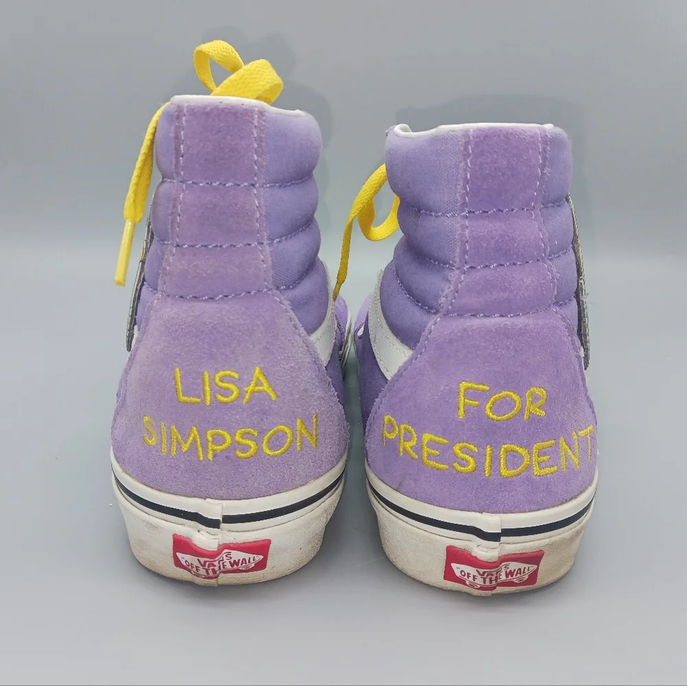 Vans Lisa for President Purple Sneakers The Simpsons - Picture 6 of 11